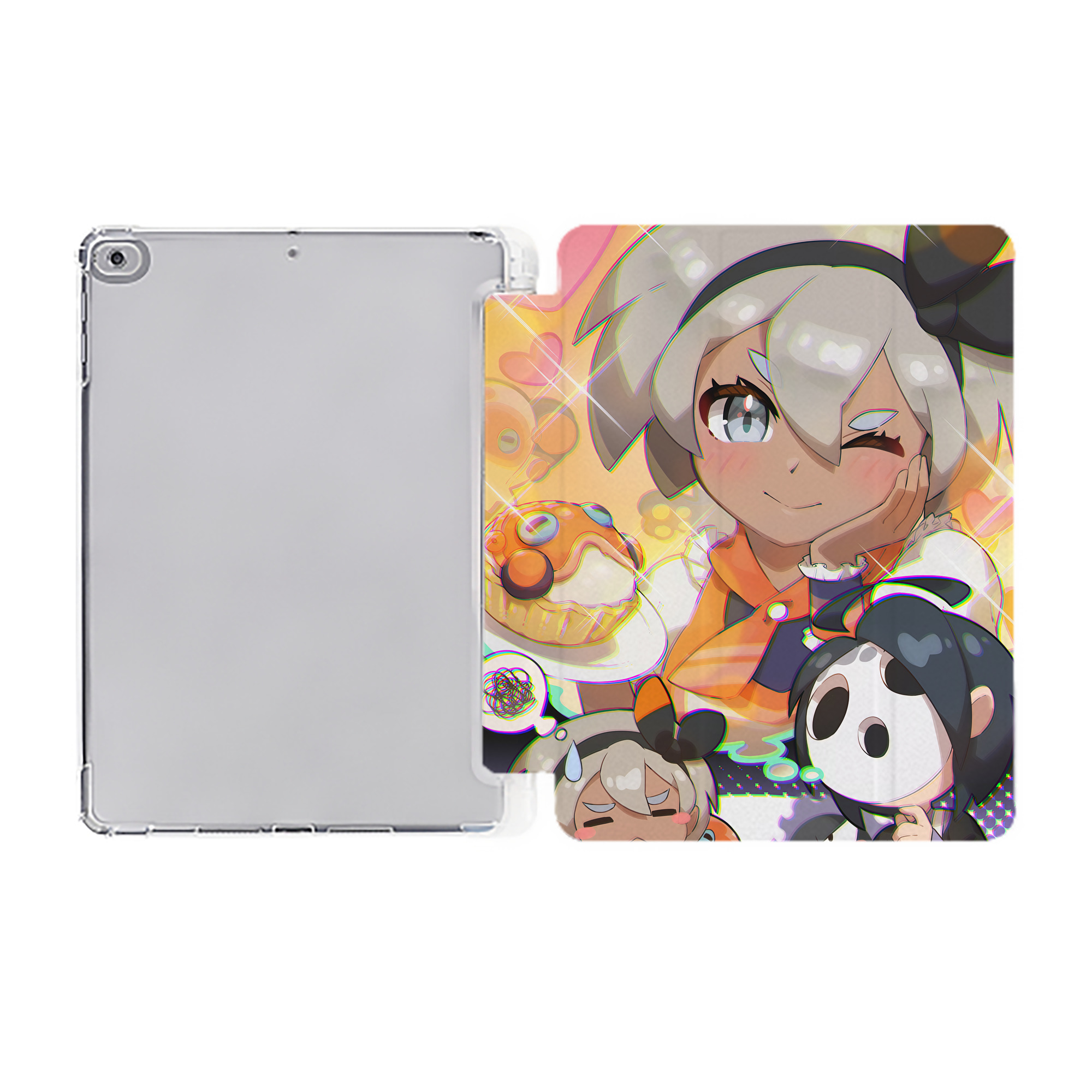 （画像用） ポケットモンスター Pokémon IPad ケース ペン収納付き 三つ折りスタンド PUレザー×シリコン 対応機種9.5/10.5/10.9インチ